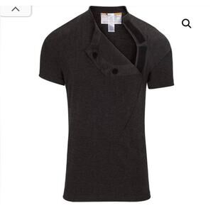 DadWare Bondaroo Skin to Skin Baby Bonding Shirt Short Sleeve Grey Mens Medium